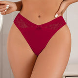 Dámské bavlněné kalhotky s krajkou