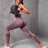 Dámské sportovní legíny Easithlete s širokým pasem na jógu