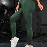 Easithlete 4dílná sada bezešvých vysoce strečových sportovních legín