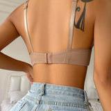 Podprsenka Soft Rib s mašličkou a krystalovým přívěskem