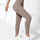 Easithlete 4dílná sada bezešvých vysoce strečových sportovních legín