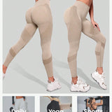 Dámské sportovní legíny Easithlete s širokým pasem na jógu