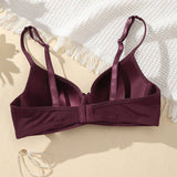 Podprsenka Soft Rib s mašličkou a krystalovým přívěskem