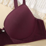 Podprsenka Soft Rib s mašličkou a krystalovým přívěskem