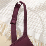 Podprsenka Soft Rib s mašličkou a krystalovým přívěskem