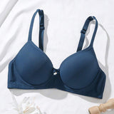 Podprsenka Soft Rib s mašličkou a krystalovým přívěskem