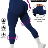 Easithlete 4dílná sada bezešvých vysoce strečových sportovních legín