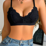 Dámská podprsenka Crystal Vow 1 ks bez kostic s krajkou