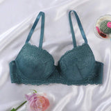 1ks Dámská květinová krajková módní podprsenka s kosticemi