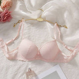 Pohodlná prémiová krajková push-up podprsenka Snug Zone s kosticemi a výstelkou pro ženy