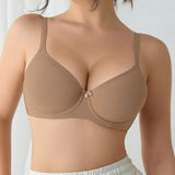 Podprsenka Soft Rib s mašličkou a krystalovým přívěskem