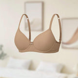 Podprsenka Soft Rib s mašličkou a krystalovým přívěskem