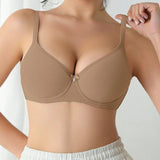 Podprsenka Soft Rib s mašličkou a krystalovým přívěskem