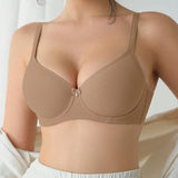 Podprsenka Soft Rib s mašličkou a krystalovým přívěskem