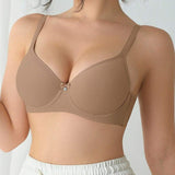 Podprsenka Soft Rib s mašličkou a krystalovým přívěskem