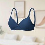 Podprsenka Soft Rib s mašličkou a krystalovým přívěskem