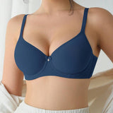 Podprsenka Soft Rib s mašličkou a krystalovým přívěskem