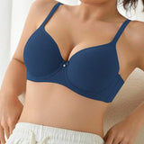 Podprsenka Soft Rib s mašličkou a krystalovým přívěskem