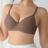 Podprsenka Soft Rib s mašličkou a krystalovým přívěskem