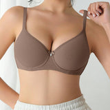 Podprsenka Soft Rib s mašličkou a krystalovým přívěskem