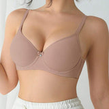 Podprsenka Soft Rib s mašličkou a krystalovým přívěskem