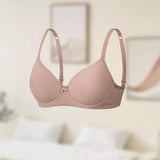 Podprsenka Soft Rib s mašličkou a krystalovým přívěskem