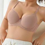 Podprsenka Soft Rib s mašličkou a krystalovým přívěskem