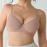 Podprsenka Soft Rib s mašličkou a krystalovým přívěskem