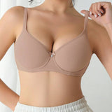 Podprsenka Soft Rib s mašličkou a krystalovým přívěskem