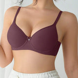 Podprsenka Soft Rib s mašličkou a krystalovým přívěskem