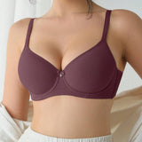 Podprsenka Soft Rib s mašličkou a krystalovým přívěskem