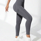 Easithlete 4dílná sada bezešvých vysoce strečových sportovních legín