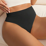 Bezešvé kalhotky Hot Pant z žebrovaného polyamidu