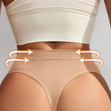 Bezešvé kalhotky Hot Pant z žebrovaného polyamidu