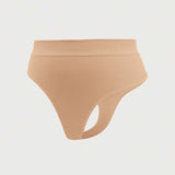 Bezešvé kalhotky Hot Pant z žebrovaného polyamidu