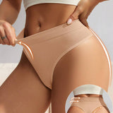 Bezešvé kalhotky Hot Pant z žebrovaného polyamidu