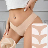 Sada 3 bezešvých, prodyšných a pohodlných tang s vysokou elasticitou, jednobarevné, rychleschnoucí, ideální pro každodenní nošení.