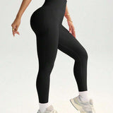 Easithlete 4dílná sada bezešvých vysoce strečových sportovních legín