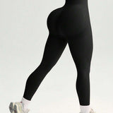 Easithlete 4dílná sada bezešvých vysoce strečových sportovních legín